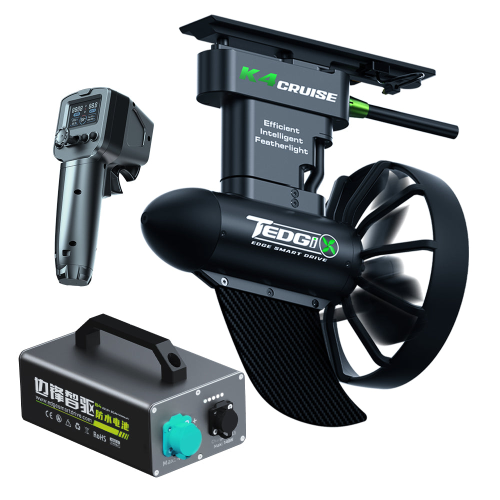 TEDGiX K4C Cruise Electric SUP & Kayak Motor | 400W | Wireless Remote
